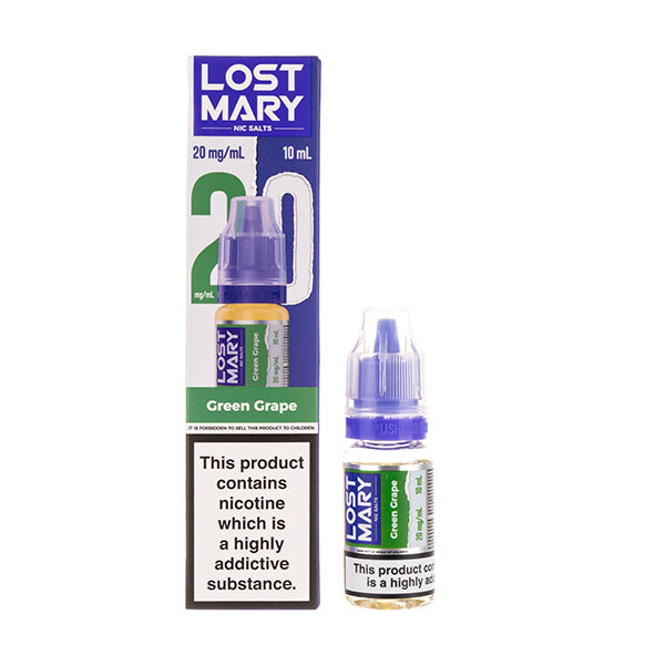 Green Grape Nic Salt E-Liquid by Lost Mary