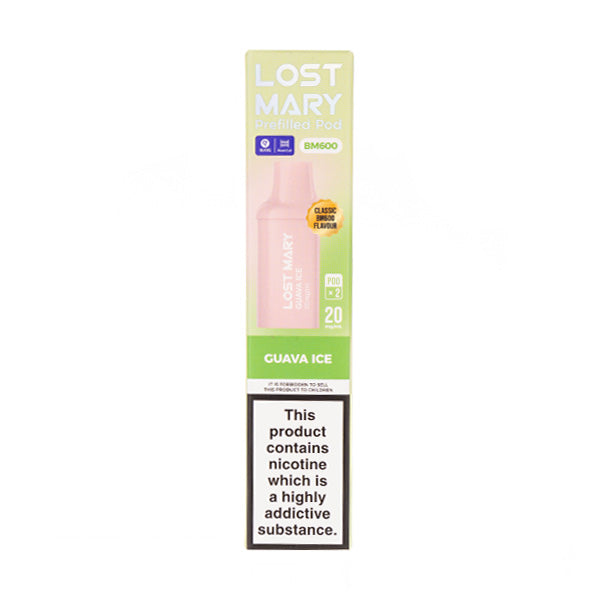 Guava Ice BM600 Prefilled Pods by Lost Mary