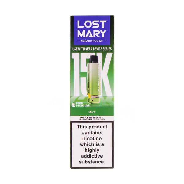 Mint Nera 15k Prefilled Pod + Refill by Lost Mary