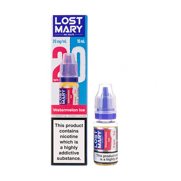 Watermelon Ice Nic Salt E-Liquid by Lost Mary